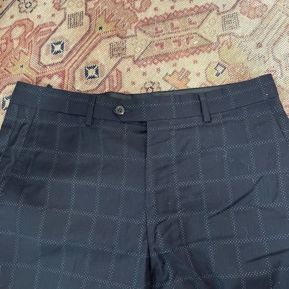 Mens Etro Plaid Print Pants - Picture 4 of 4